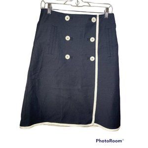 Talbots Navy Blue Pencil Skirt Size 2